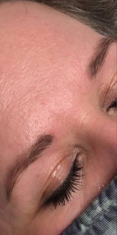 Microblading Permanent Makeup Before & After Patient #7345