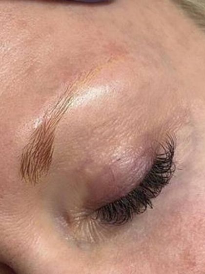 Microblading Permanent Makeup Before & After Patient #7384