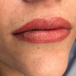 Lip Blushing Permanent Makeup Before & After Patient #7141