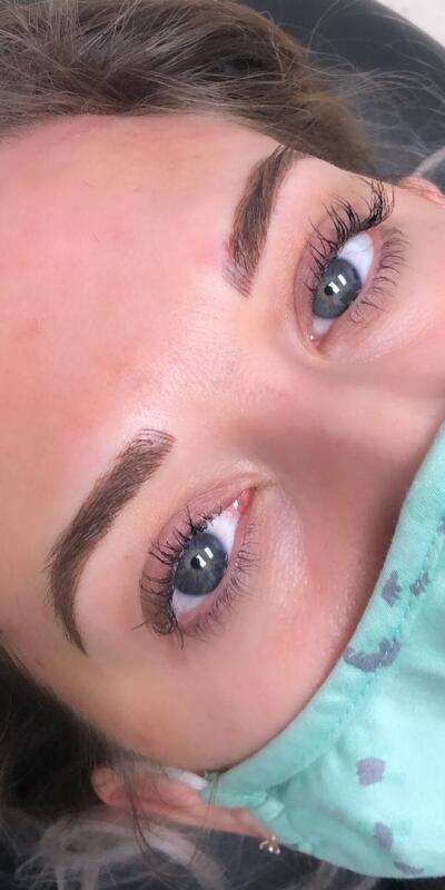 Microblading Permanent Makeup Before & After Patient #7346
