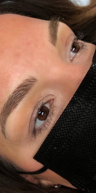 Microblading Permanent Makeup Before & After Patient #7358