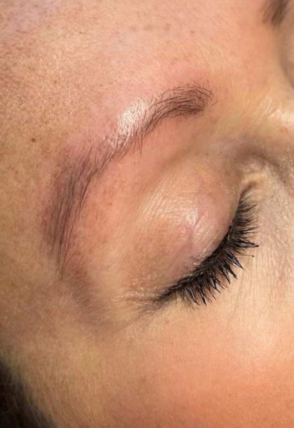 Microblading Permanent Makeup Before & After Patient #7285
