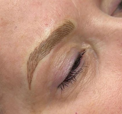Microblading Permanent Makeup Before & After Patient #7283